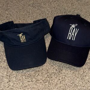 Embroidered Black Baseball Cap - and visor